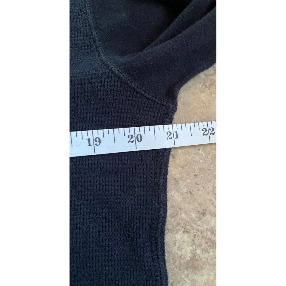 Polo Ralph Lauren Mens XL Navy Blue Waffle Knit Thermal Long Sleeve Shirt‎ Pony